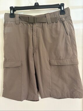 Sonoma Men's Cargo Shorts in Taupe with Webbing Belt